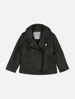 Primark Abrigos Y Chaquetas|Cazadora Motera De Cuero Sintético