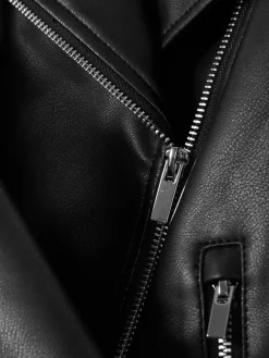 Niños Primark Abrigos Y Chaquetas|Cazadora Motera De Cuero Sintético