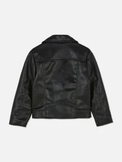 Niños Primark Abrigos Y Chaquetas|Cazadora Motera De Cuero Sintético