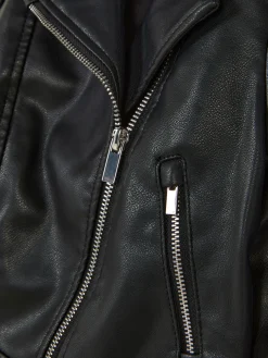 Niños Primark Abrigos Y Chaquetas|Cazadora Motera De Cuero Sintético