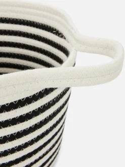 Primark Cajas Y Cestas|Cesta Colgante A Rayas