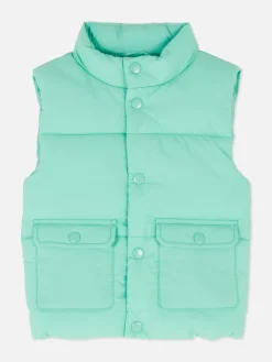 Primark Abrigos Y Chaquetas|Chaleco Acolchado Con Botones A Presión
