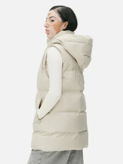 Mujer Primark Abrigos Y Chaquetas|Chaleco Acolchado Con Capucha