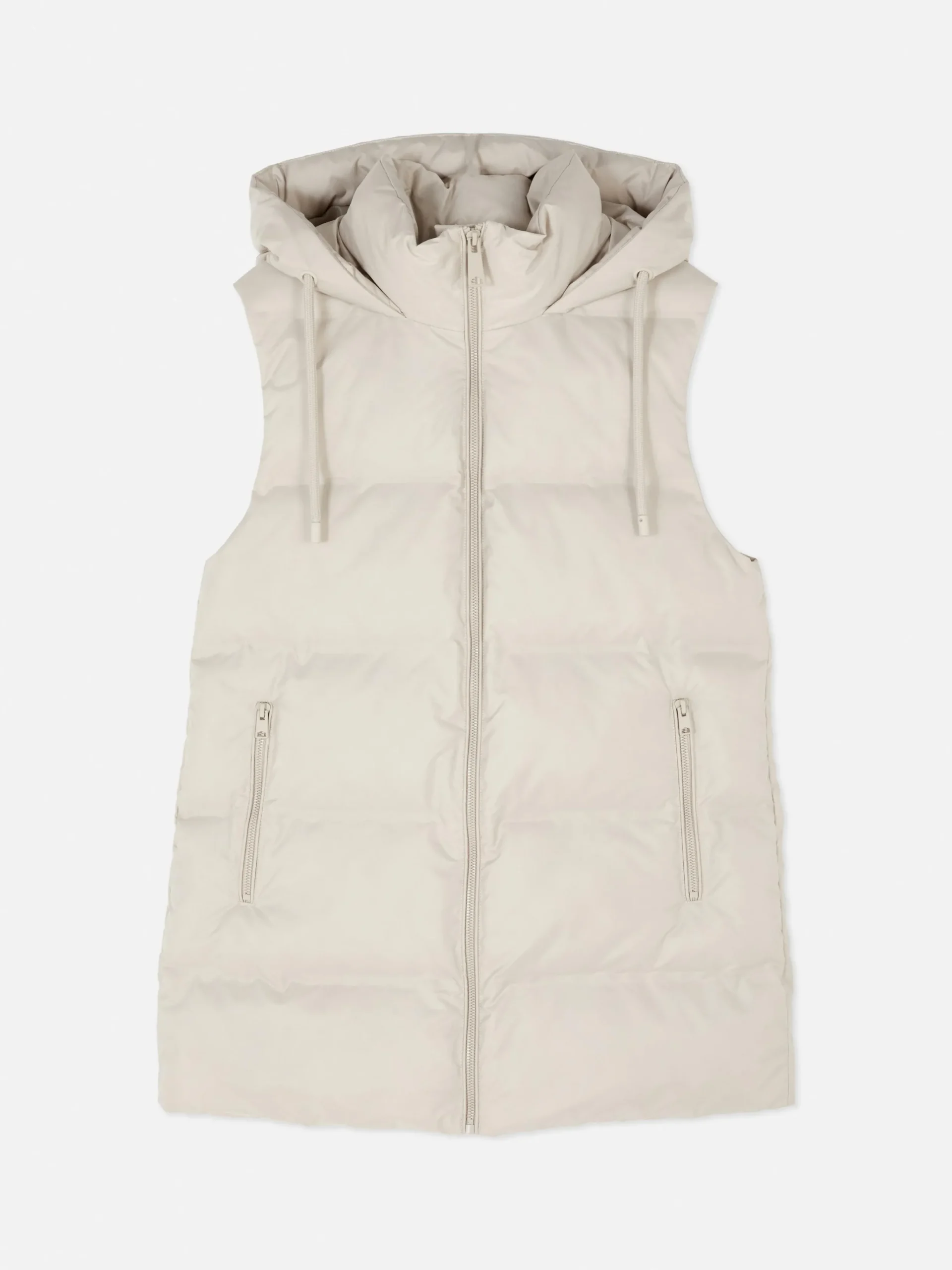 Mujer Primark Abrigos Y Chaquetas|Chaleco Acolchado Con Capucha