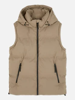 Hombre Primark Abrigos Y Chaquetas|Chaleco Acolchado Con Capucha