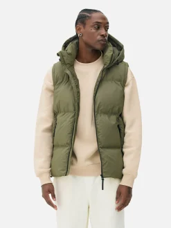 Hombre Primark Abrigos Y Chaquetas|Chaleco Acolchado Con Capucha