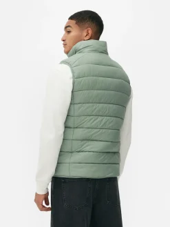 Hombre Primark Abrigos Y Chaquetas|Chaleco Acolchado Con Cremallera Integral