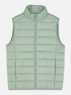 Hombre Primark Abrigos Y Chaquetas|Chaleco Acolchado Con Cremallera Integral