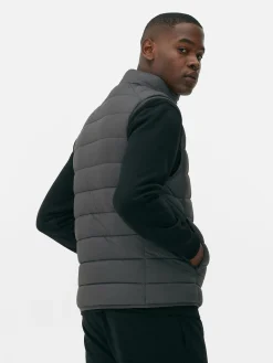 Hombre Primark Abrigos Y Chaquetas|Chaleco Acolchado Con Cremallera Integral