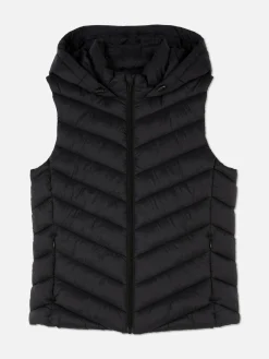 Mujer Primark Abrigos Y Chaquetas|Chaleco Con Capucha