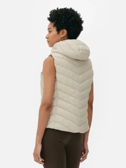 Mujer Primark Abrigos Y Chaquetas|Chaleco Con Capucha