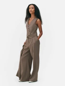 Mujer Primark Blazers|Chaleco Con Cierre Asimétrico De Botones