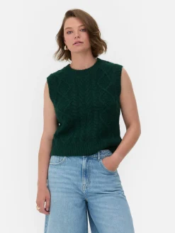 Mujer Primark Jerseys Y Cárdigans|Chaleco De Punto De Ochos De Rita Ora