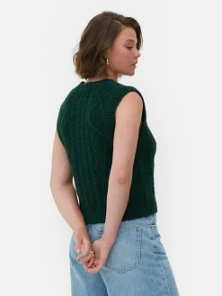 Mujer Primark Jerseys Y Cárdigans|Chaleco De Punto De Ochos De Rita Ora