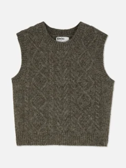 Mujer Primark Jerseys Y Cárdigans|Chaleco De Punto De Ochos De Rita Ora