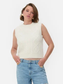 Mujer Primark Jerseys Y Cárdigans|Chaleco De Punto De Ochos De Rita Ora