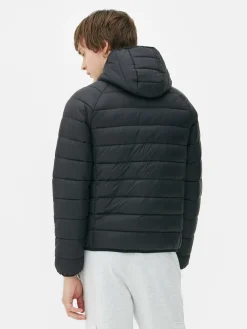 Hombre Primark Abrigos Y Chaquetas|Chaqueta Acolchada Con Capucha Básica