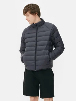 Hombre Primark Abrigos Y Chaquetas|Chaqueta Acolchada De Cuello Chimenea Essential