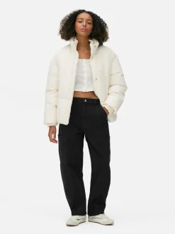 Mujer Primark Abrigos Y Chaquetas|Chaqueta Acolchada De Cuello Alto