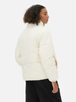 Mujer Primark Abrigos Y Chaquetas|Chaqueta Acolchada De Cuello Alto