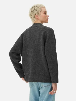 Mujer Primark Abrigos Y Chaquetas|Chaqueta Bómber De Punto Extragrande