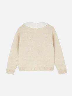 Niños Primark Jerseys Y Cárdigans|Chaqueta De Punto Con Cuello Bordado