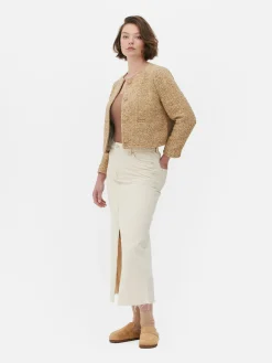 Mujer Primark Abrigos Y Chaquetas|Chaqueta De Punto Rizado