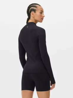 Mujer Primark Ropa De Gimnasio Y Deportiva|Chaqueta Deportiva Con Cremallera Sin Costuras