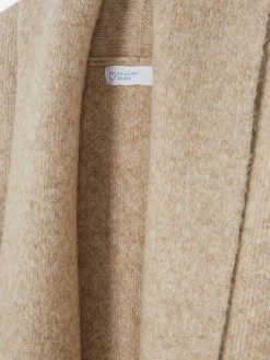 Mujer Primark Jerseys Y Cárdigans|Chaqueta Larga De Punto Con Cuello Esmoquin