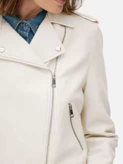 Mujer Primark Abrigos Y Chaquetas|Chaqueta Motera Básica De Cuero Sintético