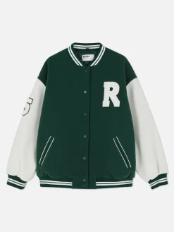 Mujer Primark Abrigos Y Chaquetas|Chaqueta Universitaria Con Letra De Rita Ora