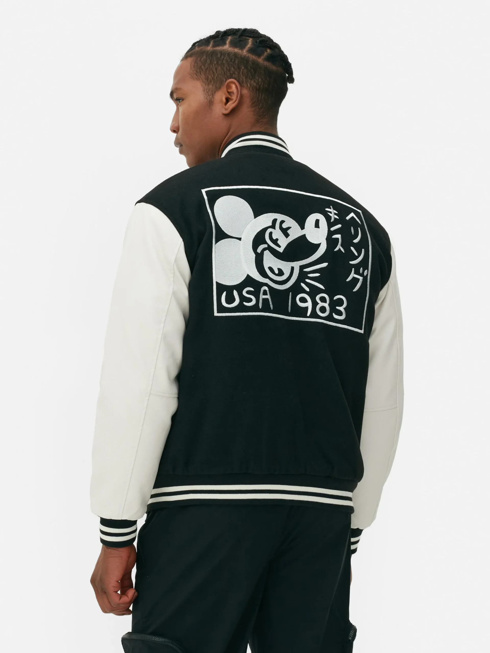 Hombre Primark Abrigos Y Chaquetas|Chaqueta Universitaria De Keith Haring Para Disney