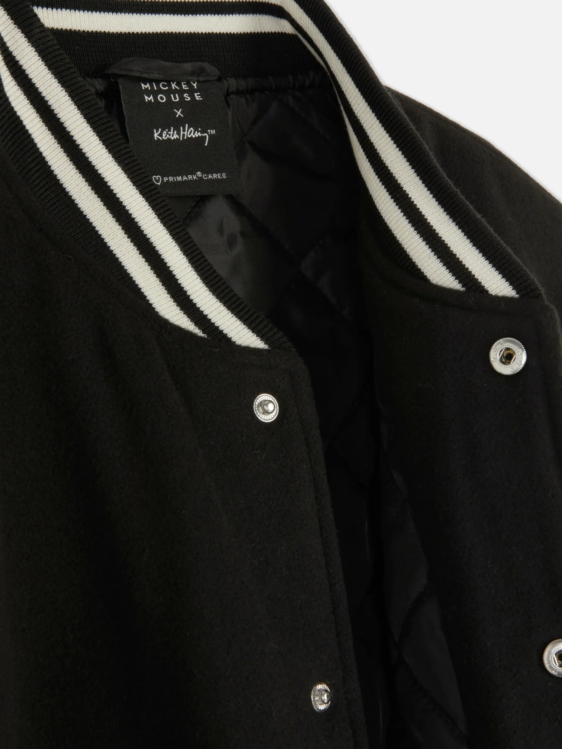 Hombre Primark Abrigos Y Chaquetas|Chaqueta Universitaria De Keith Haring Para Disney