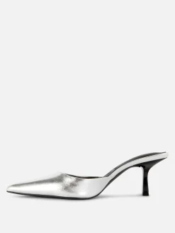 Mujer Primark Moda Gótica|Tacones|Chinelas De Puntera Afilada Con Tacón