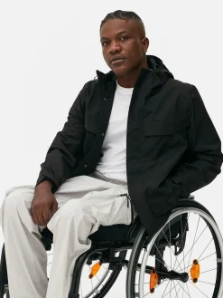 Hombre Primark Abrigos Y Chaquetas|Chubasquero Con Capucha Y Cremallera