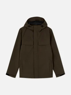 Hombre Primark Abrigos Y Chaquetas|Chubasquero Con Capucha Y Cremallera