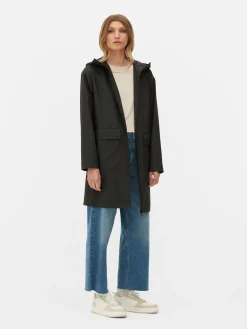 Mujer Primark Abrigos Y Chaquetas|Chubasquero Con Revestimiento De Goma Y Capucha