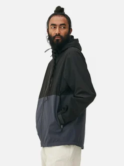 Hombre Primark Abrigos Y Chaquetas|Chubasquero Con Varios Bolsillos Y Bloques De Color