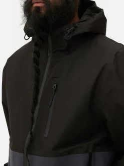 Hombre Primark Abrigos Y Chaquetas|Chubasquero Con Varios Bolsillos Y Bloques De Color