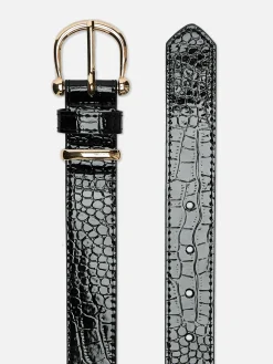 Mujer Primark Cinturones|Cinturón Texturizado Con Hebilla