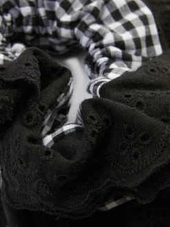 Mujer Primark Accesorios Para El Pelo|Coletero Grande De Encaje Y Cuadros