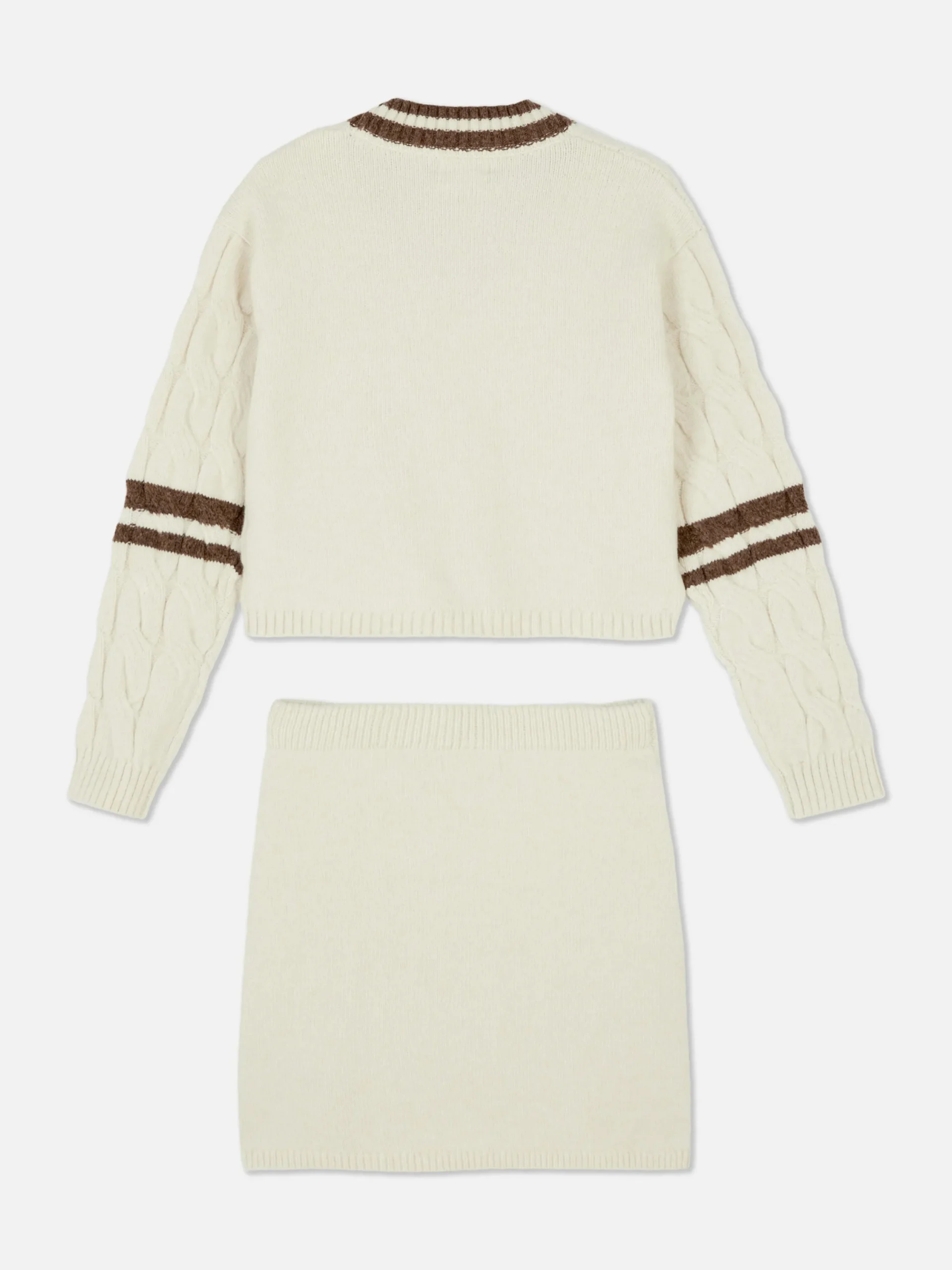 Niños Primark Conjuntos Y Sets|Conjunto De Falda Y Jersey De Punto De Ochos