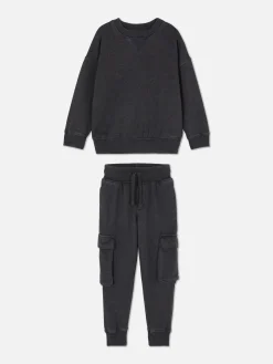Niños Primark Conjuntos Y Sets|Conjunto De Sudadera Y Joggers Cargo A Juego