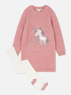 Niños Primark Vestidos|Conjunto De Vestido De Bailarina Y Leotardos