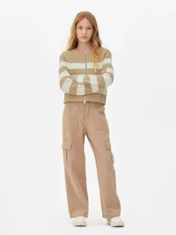 Niños Primark Jerseys Y Cárdigans|Cárdigan A Rayas Con Cremallera Bidireccional