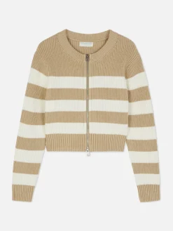 Niños Primark Jerseys Y Cárdigans|Cárdigan A Rayas Con Cremallera Bidireccional