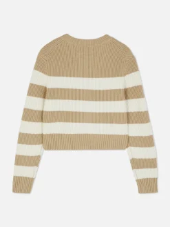 Niños Primark Jerseys Y Cárdigans|Cárdigan A Rayas Con Cremallera Bidireccional