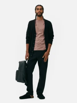 Hombre Primark Jerseys Y Cárdigans|Cárdigan Con Botones Gruesos