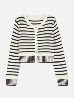 Mujer Primark Jerseys Y Cárdigans|Cárdigan Corto A Rayas