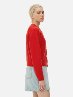 Mujer Primark Jerseys Y Cárdigans|Cárdigan De Cuello Redondo Con Botones